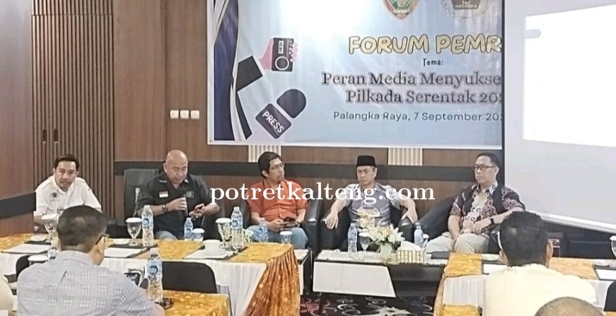 PWI Kalteng Gelar Forum Pemred Bahas Pilkada Serentak 2024