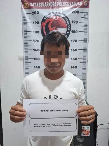 Polres Kapuas Ungkap Kasus Narkotika, Satu Orang Tertangkap Tangan