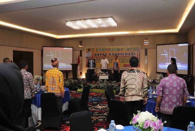 Dispursip Kalteng Adakan Rapat Koordinasi Kearsipan Kabupaten/Kota se-Provinsi Kalteng Tahun 2024