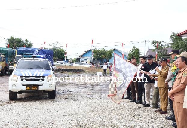 Pj. Bupati Gumas Lepas Logistik Pilkada Jelang 27 November