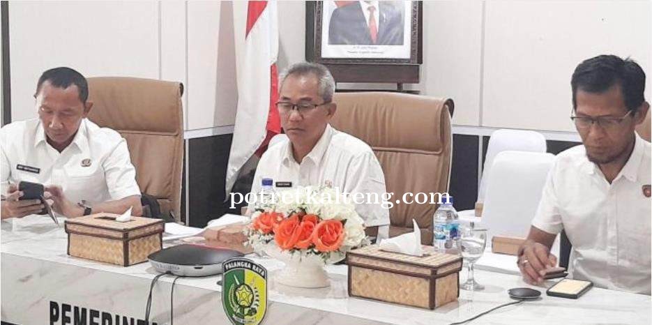 Pemprov Kalteng Gelar Rapat Virtual Bahas Kesiapan Pilkada Serentak 2024