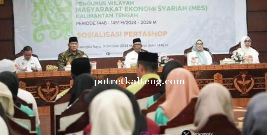 Pelantikan PW MES Kalteng 2024-2029, Pj Wali Kota Palangka Raya Dukung Penguatan Ekonomi Syariah
