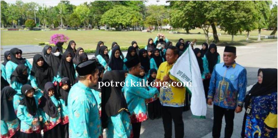Pemko Palangka Raya Lepas Kafilah FASI, Berharap Raih Prestasi di Tingkat Provinsi