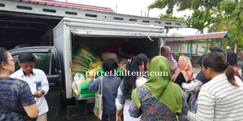 DPKP Palangka Raya Gandeng Bulog Gelar GPM Mobile untuk Warga yang Membutuhkan
