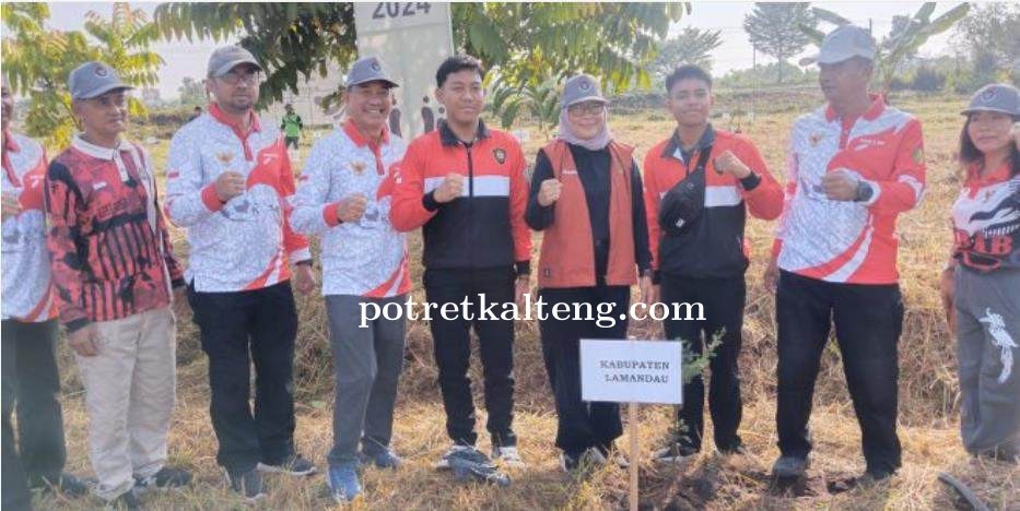 Penanaman Pohon Awali Rangkaian IKBAB 2024 di Palangka Raya