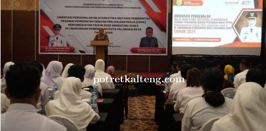 Pemko Palangka Raya Tekankan Nilai dan Etika Kerja Bagi PPPK Baru