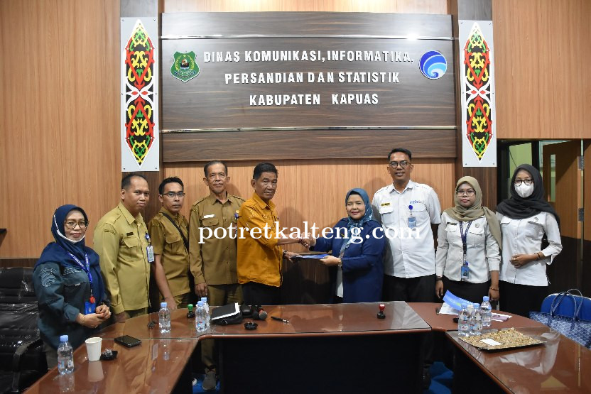 Perkuat Sinergi Publikasi,   Diskominfosantik Kapuas Tandatangani MoU dengan LPP RRI Palangka Raya