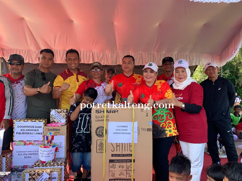 Wabup Kapuas Ikuti Senam Massal Semarakkan HUT RI ke-80 di Kapuas Murung