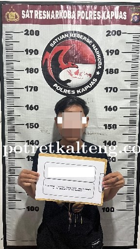Polisi Kapuas Tangkap Pemuda Diduga Edarkan Sabu
