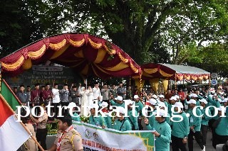 Bupati Kapuas Resmi Lepas Pawai Ta\