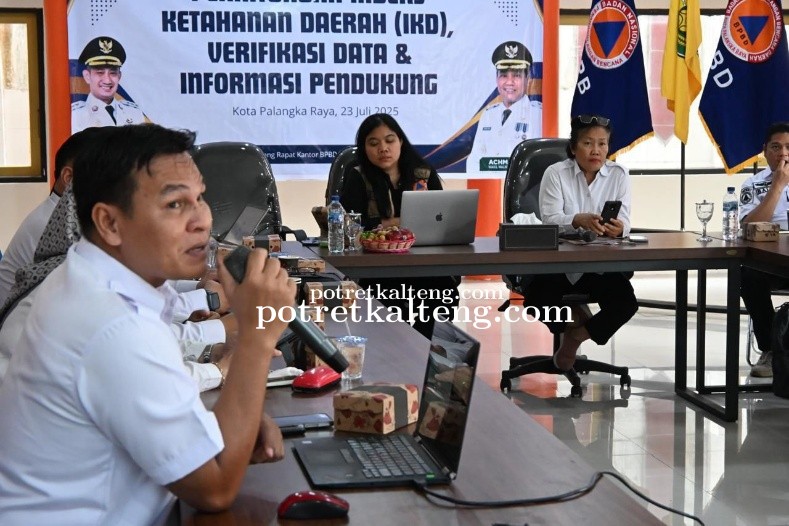 FGD Penyusunan IKD Dorong Penguatan Data Kebencanaan di Kalimantan Tengah