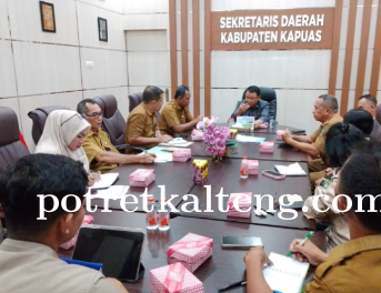 Pemkab Kapuas Gelar Rapat Verifikasi Data Spasial Cetak Sawah 2024