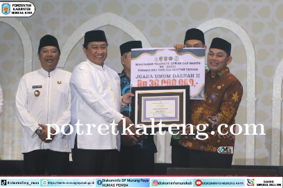 Juara Umum Ketiga MTQH, Bukti Hasil Pembinaan Berjenjang Kafilah Murung Raya