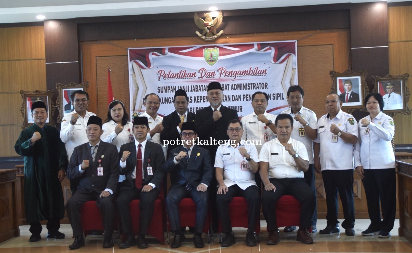 Tingkatkan Mutu Pelayanan, Pj. Sekda Bartim Isi Posisi Kunci di Dukcapil 