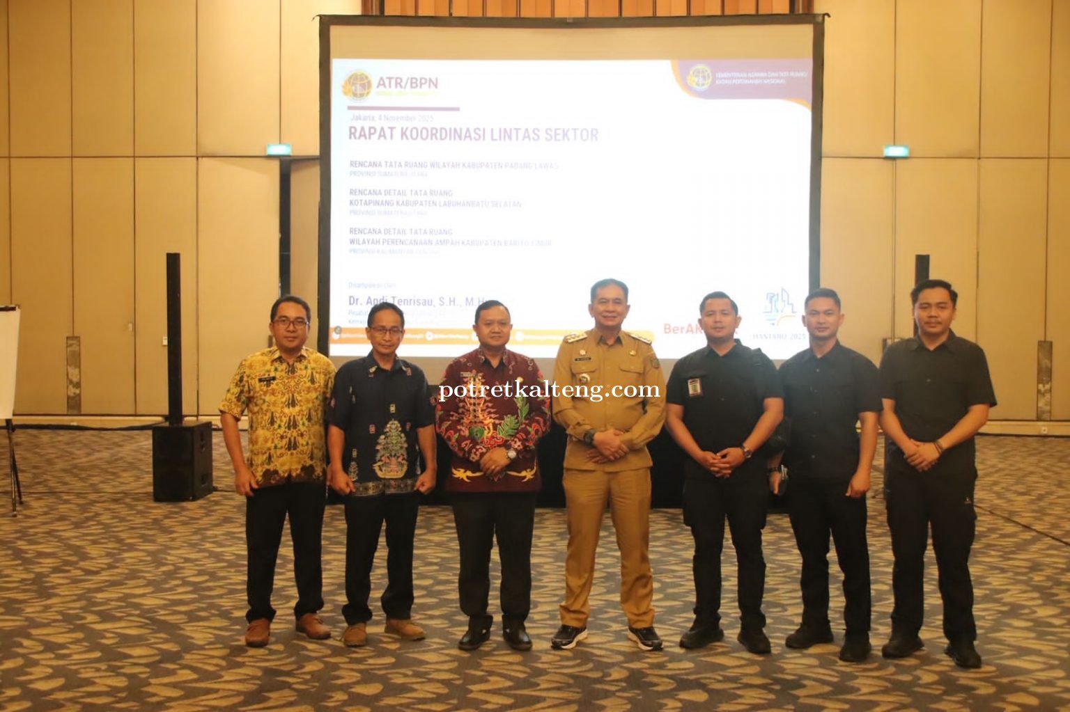 Pemkab Barito Timur Matangkan RDTR Ampah, Bupati Sampaikan Pemaparan di Kementerian ATR/BPN