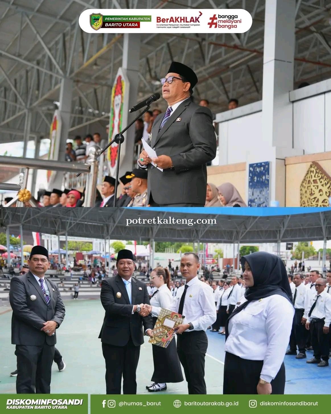 1.441 PPPK Paruh Waktu Barito Utara Resmi Terima SK Pengangkatan