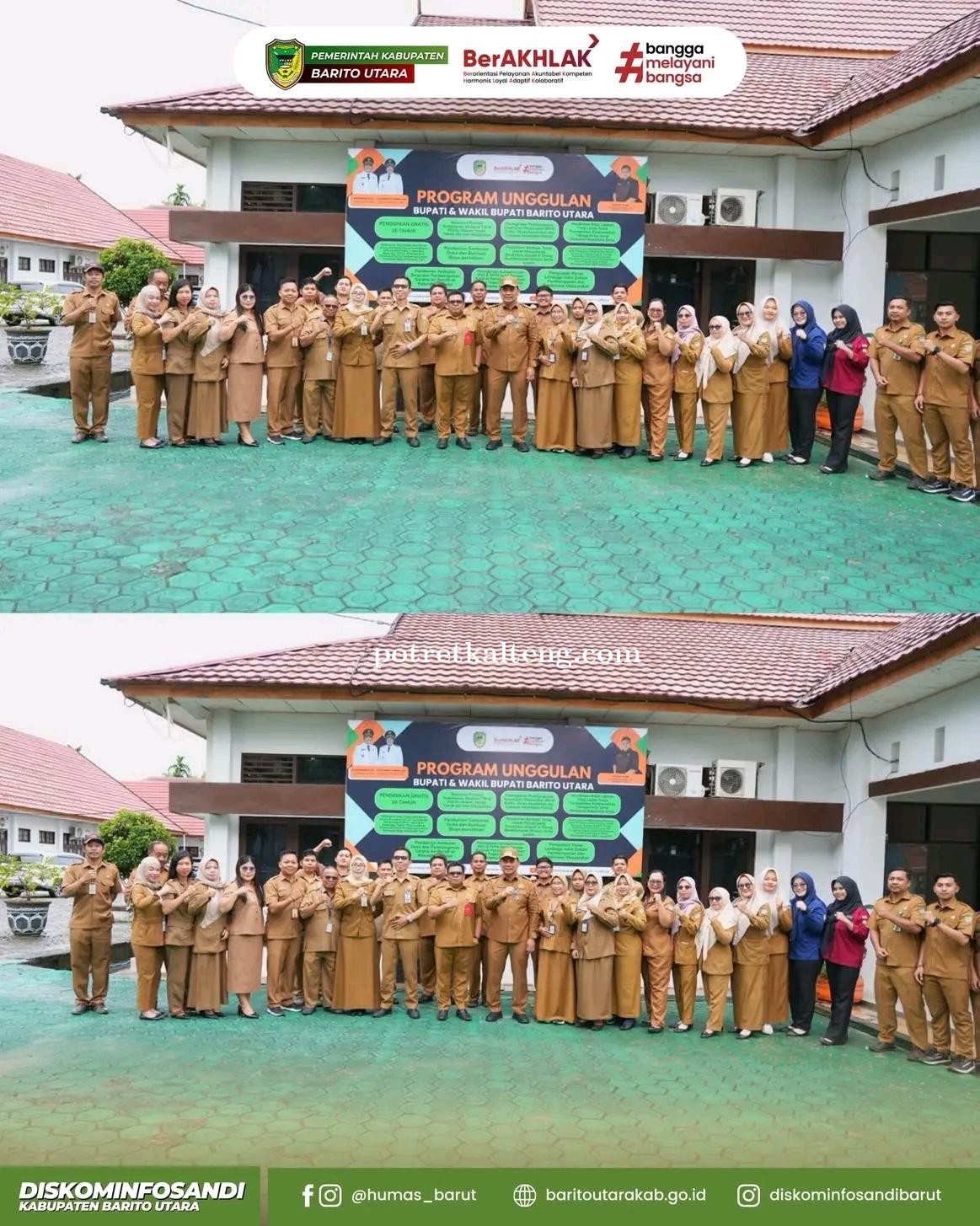 Dorong Pelayanan Prima, Bupati Shalahuddin Motivasi Pegawai Dinas Nakertranskop UKM