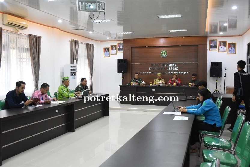 Pemkab Kapuas Lakukan Sinkronisasi Data Lokasi Program Cetak Sawah untuk Hindari Overlapping