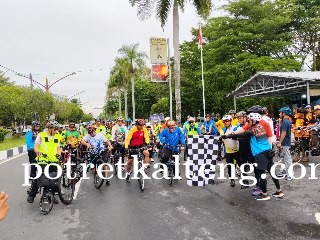 Ratusan Pesepeda Turun ke Jalan, Operasi Keselamatan Telabang 2026 Disosialisasikan Lewat Gowes Bare