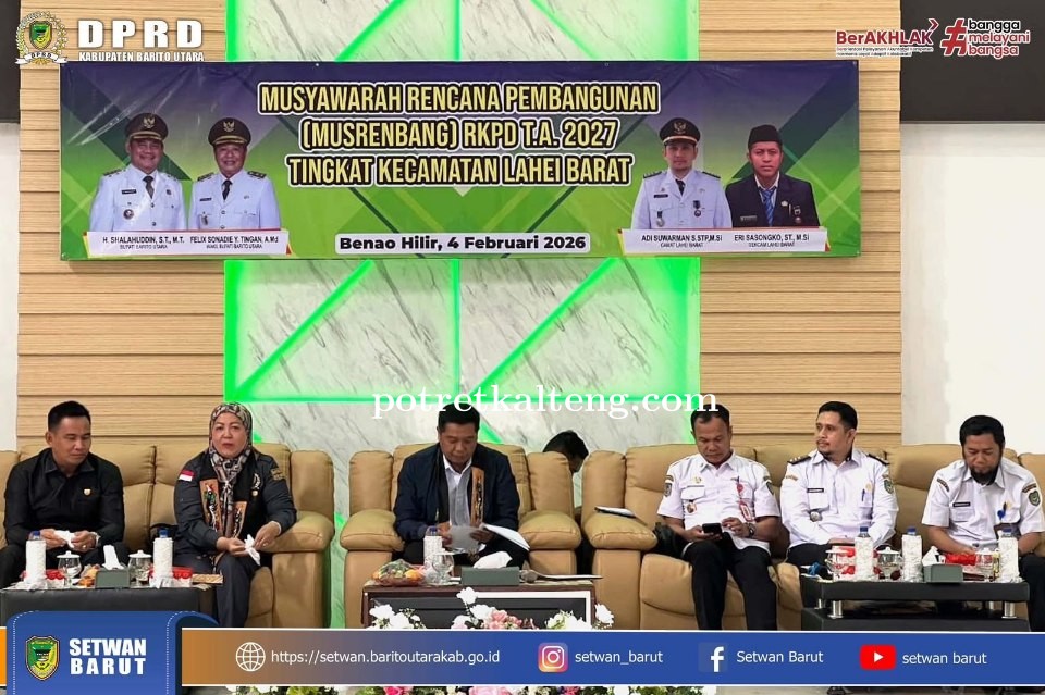 Musrenbang Lahei Barat, DPRD Barito Utara Tegaskan Komitmen Kawal Aspirasi Masyarakat