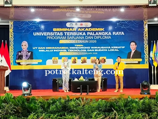 Jadi Narasumber di Seminar Akademik UT Palangka Raya 2026, Ketua TP-PKK Kalteng: Dorong SDM Unggul