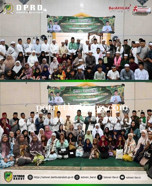 Wakil Ketua II dan Anggota DPRD Barito Utara Hadiri Safari Ramadhan di Lahei Barat, Pererat Silatura