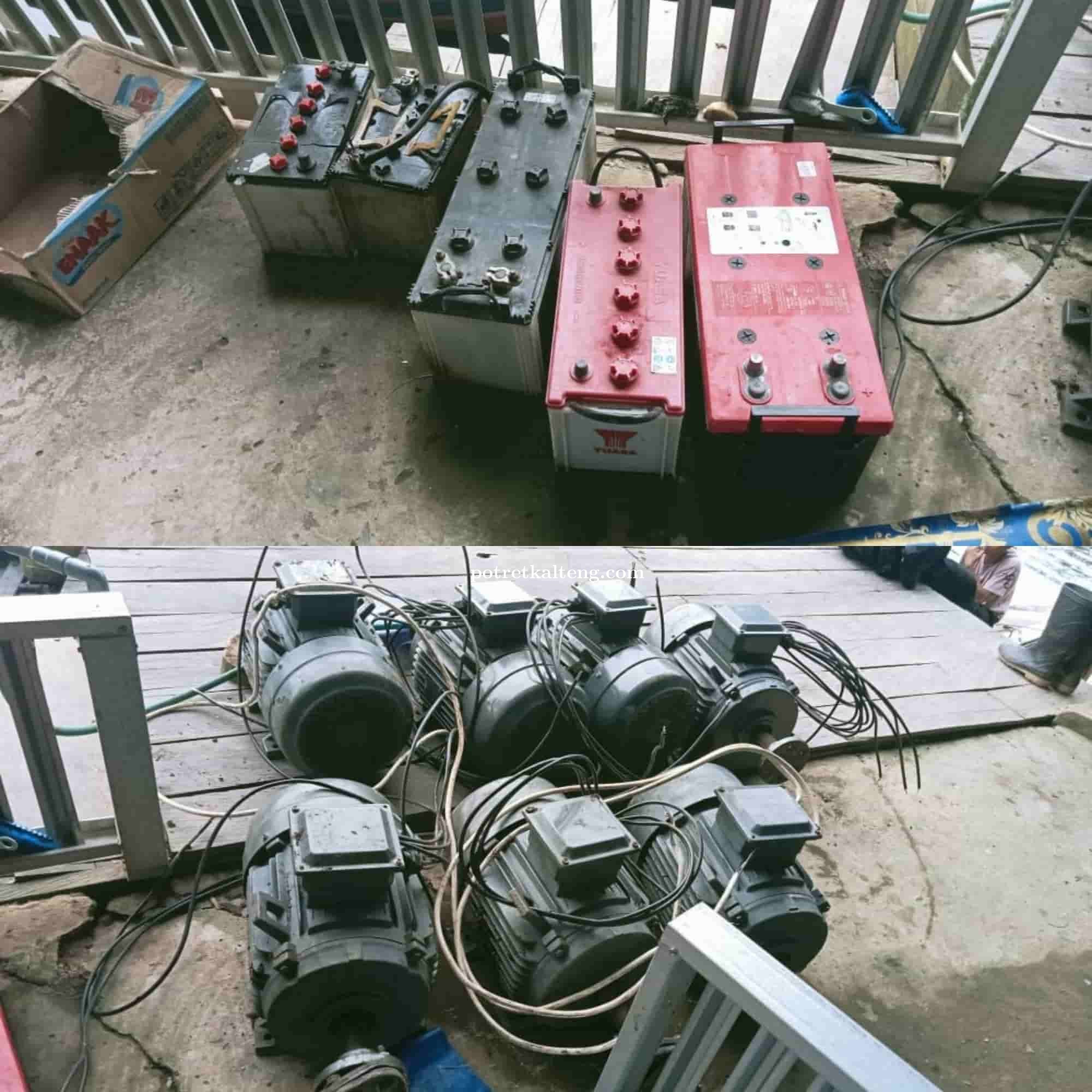 Tim Resmob Kapuas Amankan Terduga Pelaku Pencurian Aki