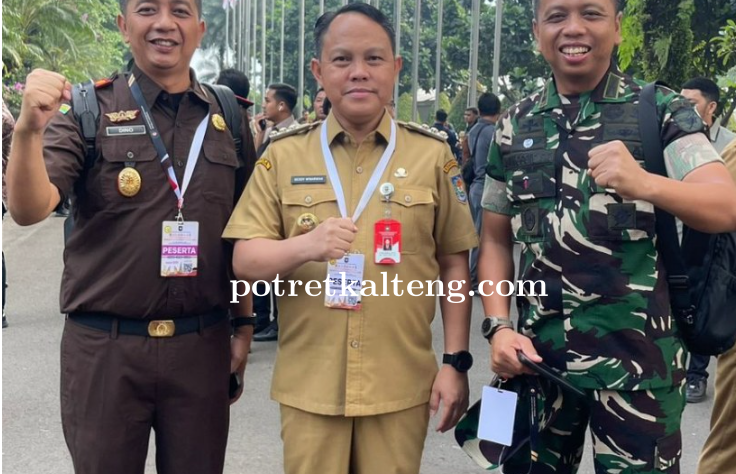 Pj Bupati Barito Selatan Bersama Forkopimda Ikuti Rakornas Pemerintah Pusat dan Daerah 2024