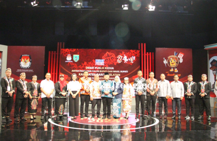 PJ Bupati bersama Forkopimda Hadiri Debat ke dua Calon Bupati dan Calon Wakil Bupati Kabupaten Barit