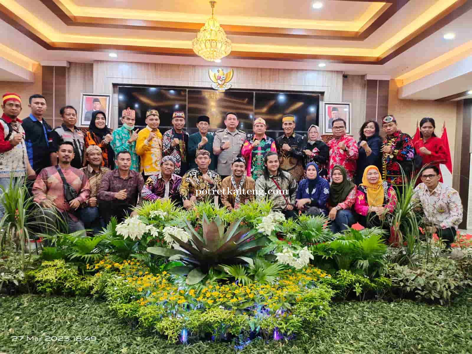 Ormas Dan Paguyuban Se-Kalteng Hadiri Pisah Sambut Karo Ops Polda Kalteng, Banyak Cerita Mengharukan