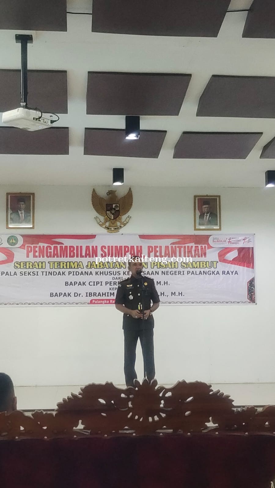 Ibrahim Sitompul Resmi Jabat Kasipidsus Kejari Palangka Raya