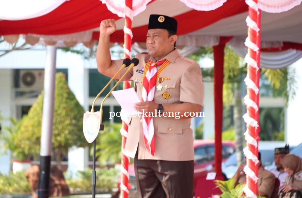 Peringati Hari Pramuka ke-62, Wagub Kalteng : Pramuka Diharapkan Membentuk Karakter