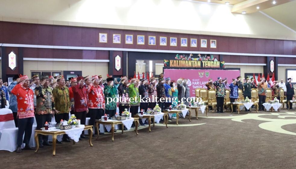 Kepala DLH Kalteng Turut Ikuti Upacara Peringatan Hari Lahir Pancasila Tahun 2024 Secara Virtual