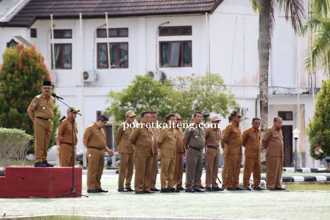 Pj. Bupati Gumas Pimpin Apel ASN, Umumkan Rencana Aplikasi Monitoring Kinerja