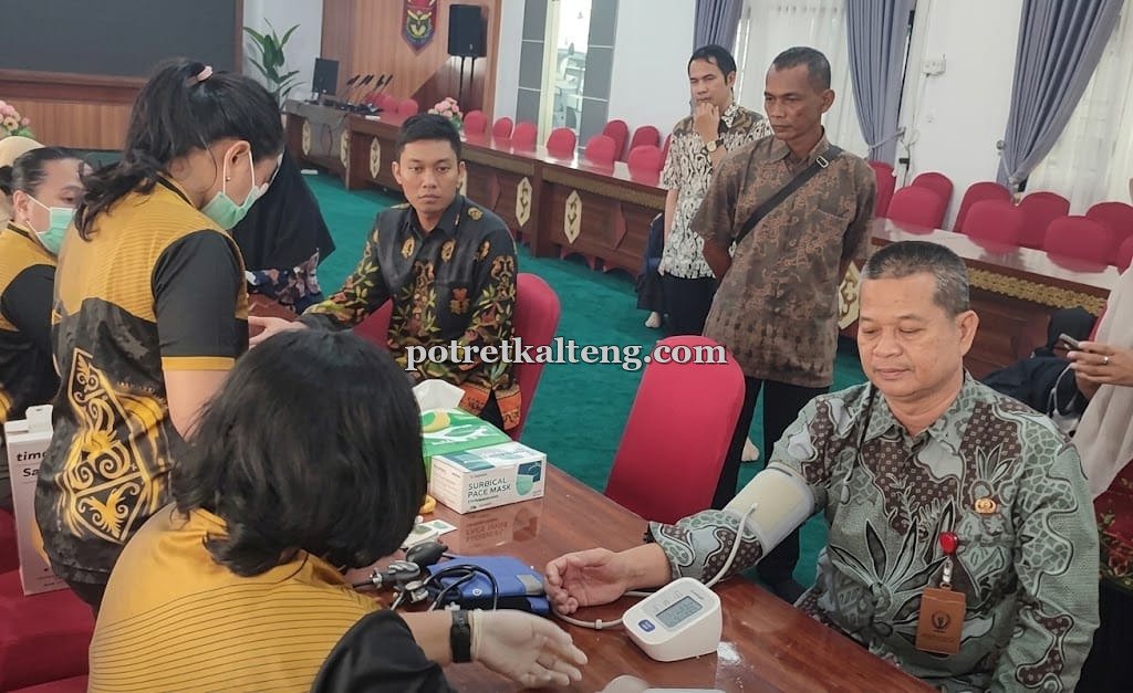 88 ASN IKUT CEK KESEHATAN GRATIS, ANTISIPASI RISIKO KARHUTLA