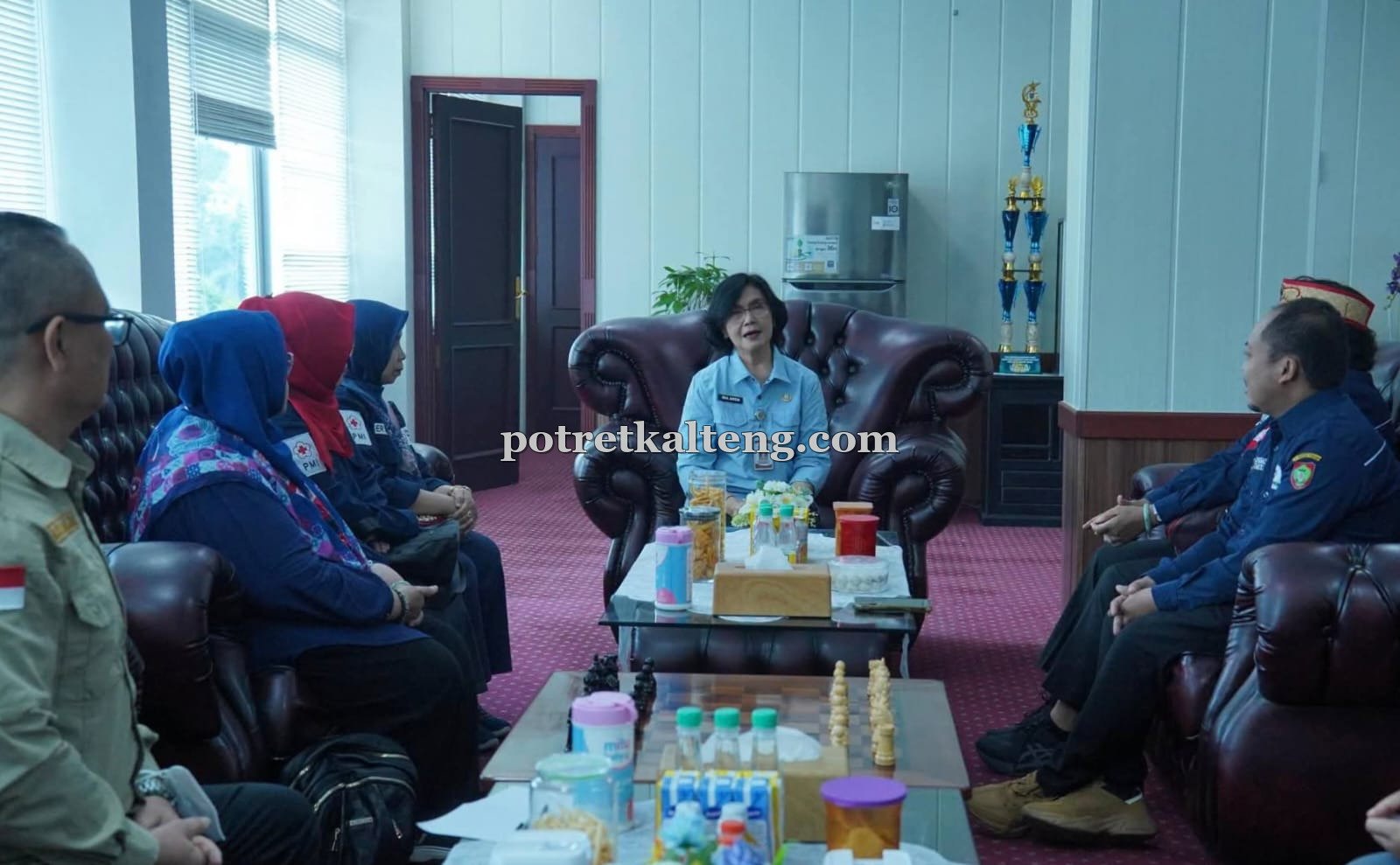 HADAPI POTENSI BENCANA, PEMPROV KALTENG PERKUAT SINERGI DENGAN PMI