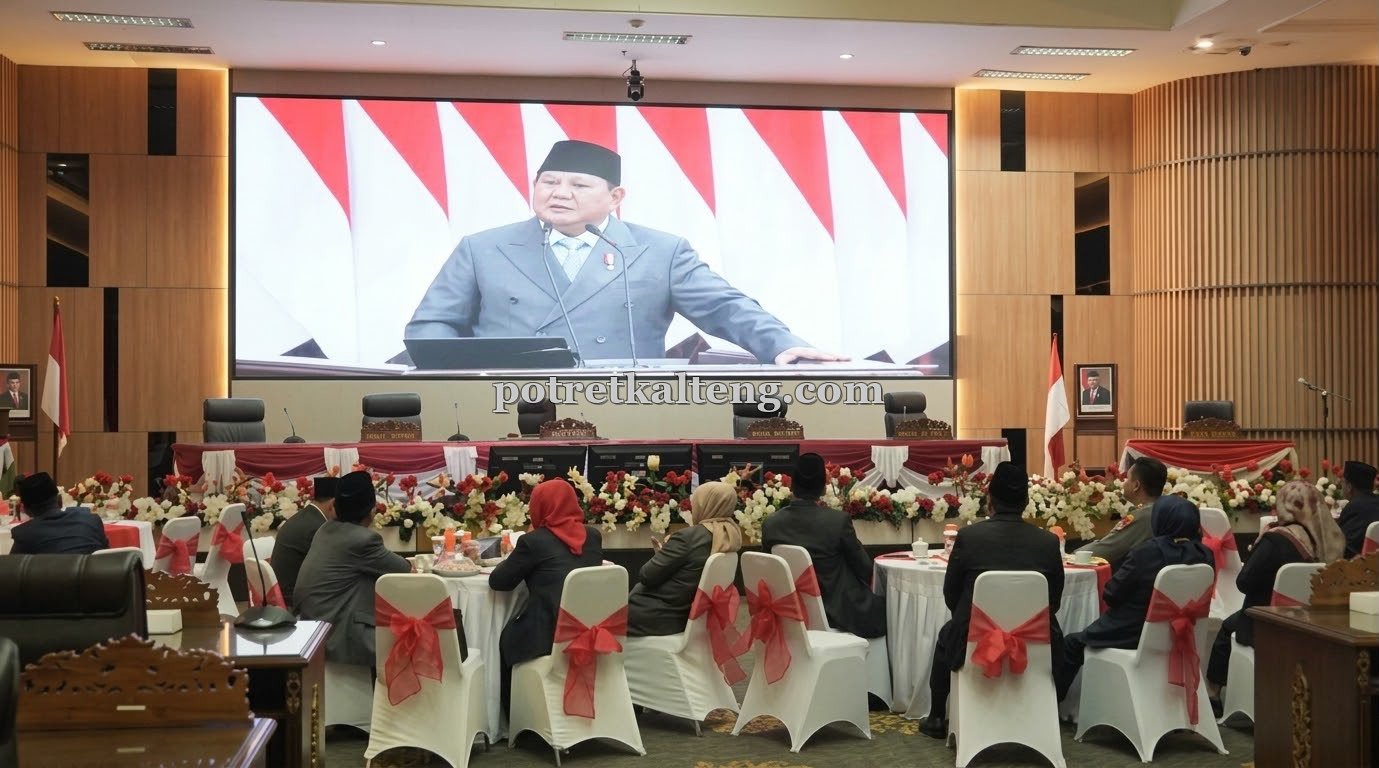 Pemkab Barito Utara Ikuti Pidato Kenegaraan Presiden dalam Sidang Tahunan MPR RI 2026