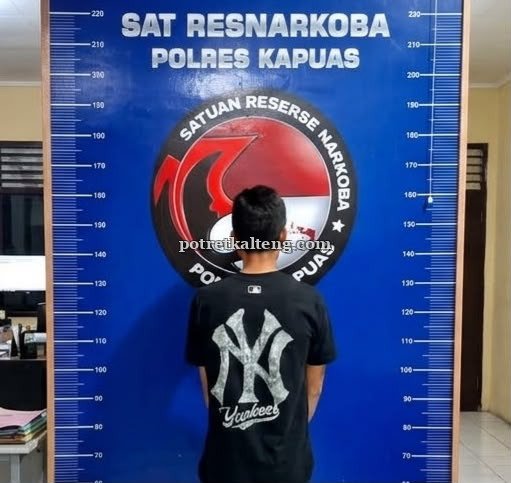 Polres Kapuas Amankan Pria di Palingkau, 17 Paket Sabu 4,89 Gram Disita