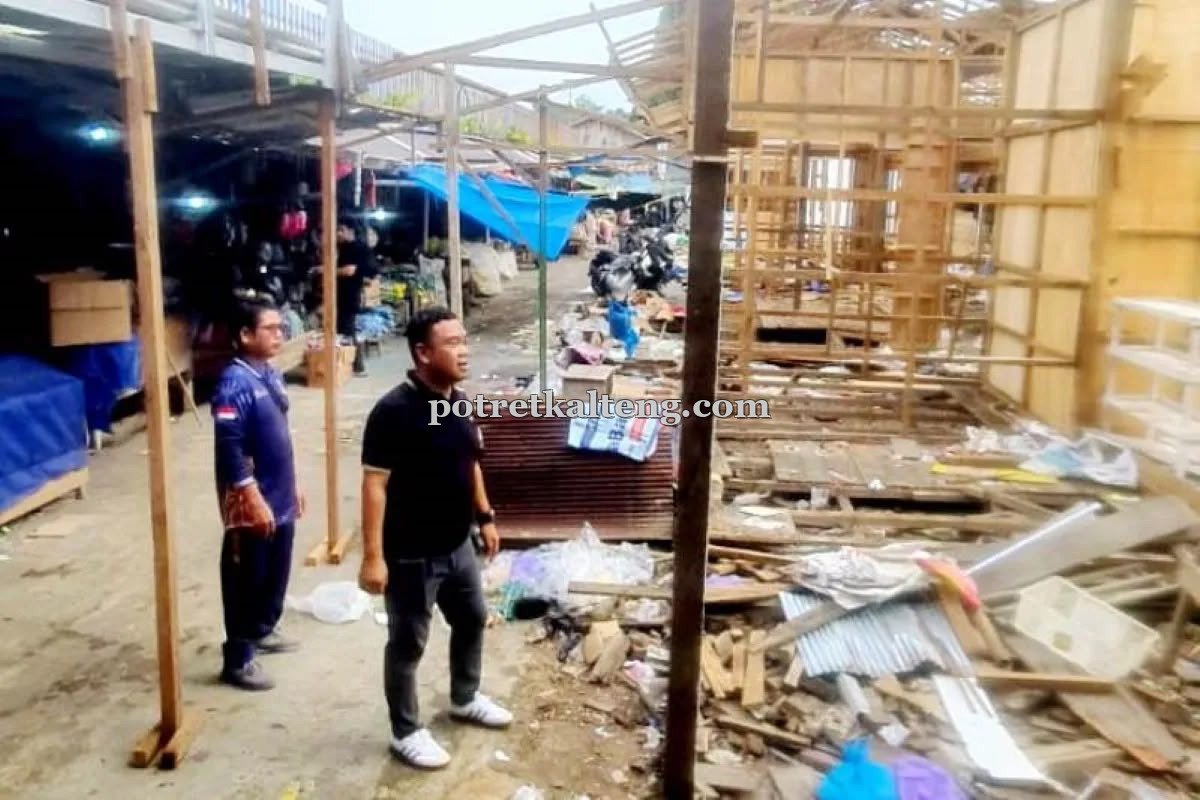 Pemkab Barito Utara Pastikan Relokasi Pedagang Pasar Pendopo Berjalan Tertib