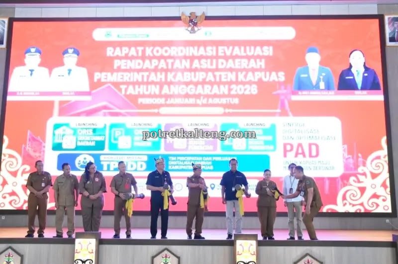 Pemkab Kapuas Perkuat PAD, QRIS Retribusi Resmi Diluncurkan