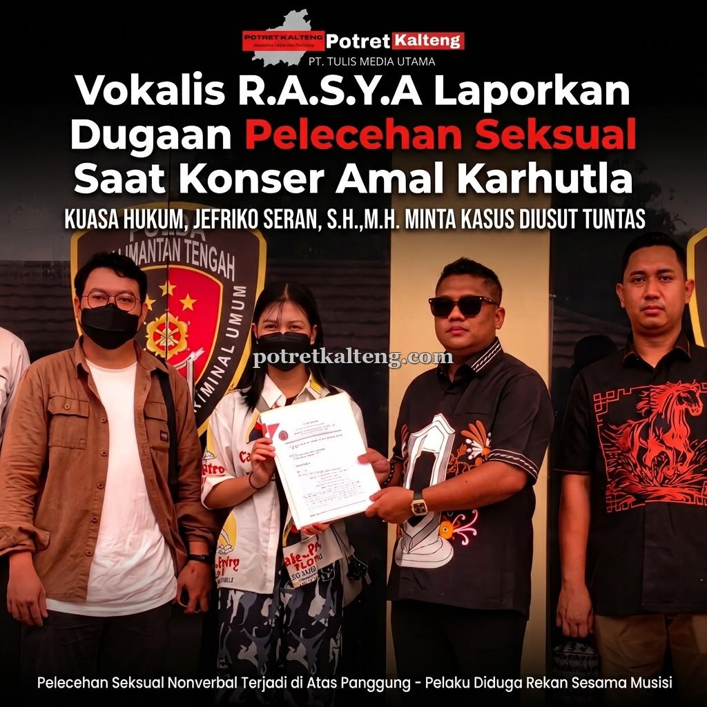 Vokalis R.A.S.Y.A Laporkan Dugaan Pelecehan Seksual Saat Konser Amal Karhutla