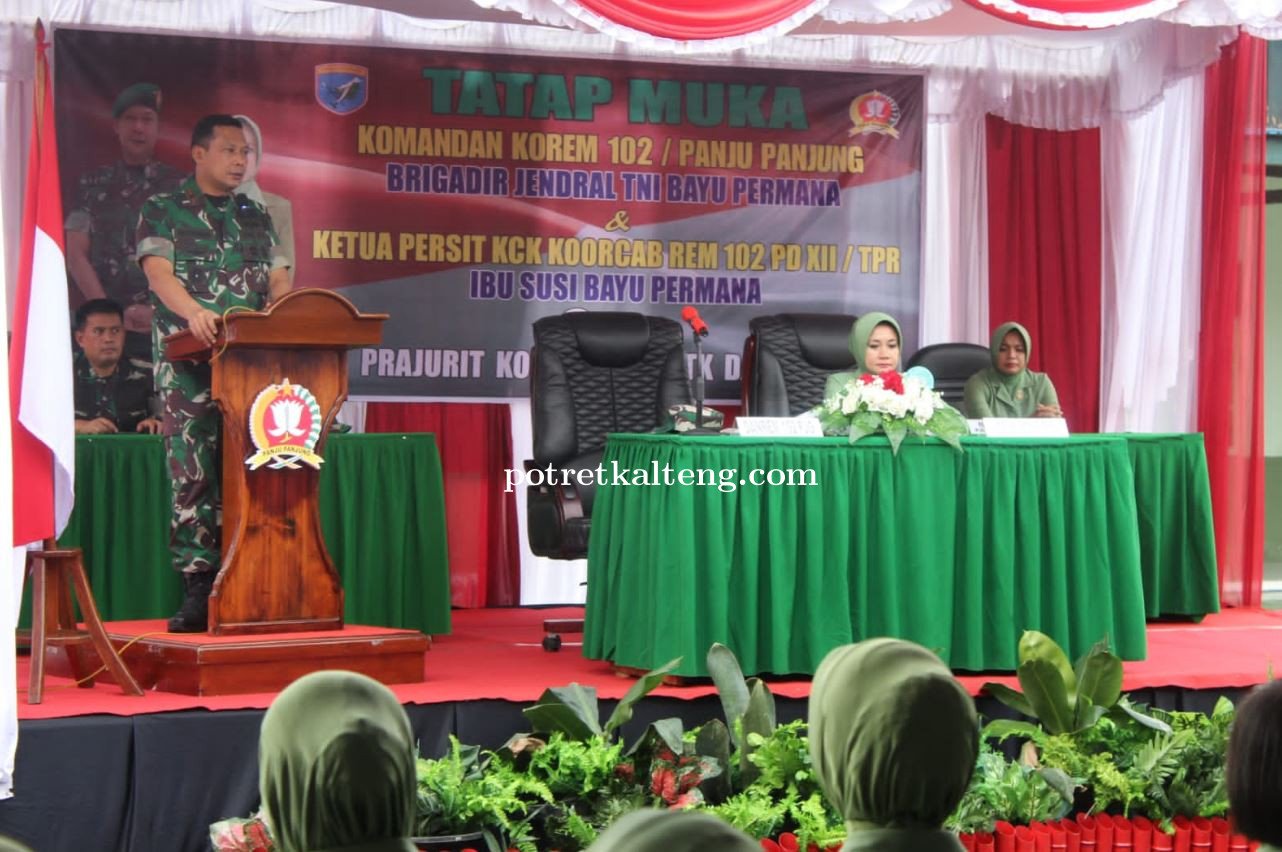 Ini Pesan Danrem 102 Panju Panjung Kepada Prajurit Saat Kunker ke Kodim/1012 Buntok