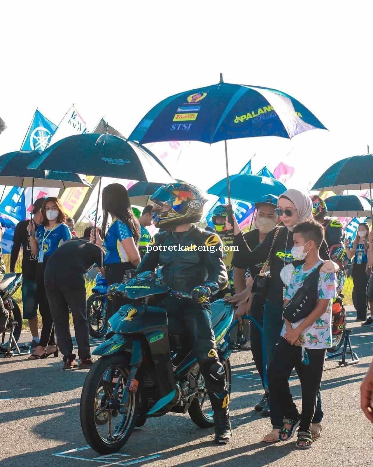 Walikota Palangkaraya Naik Podium Kejurnas Motoprix Regional C