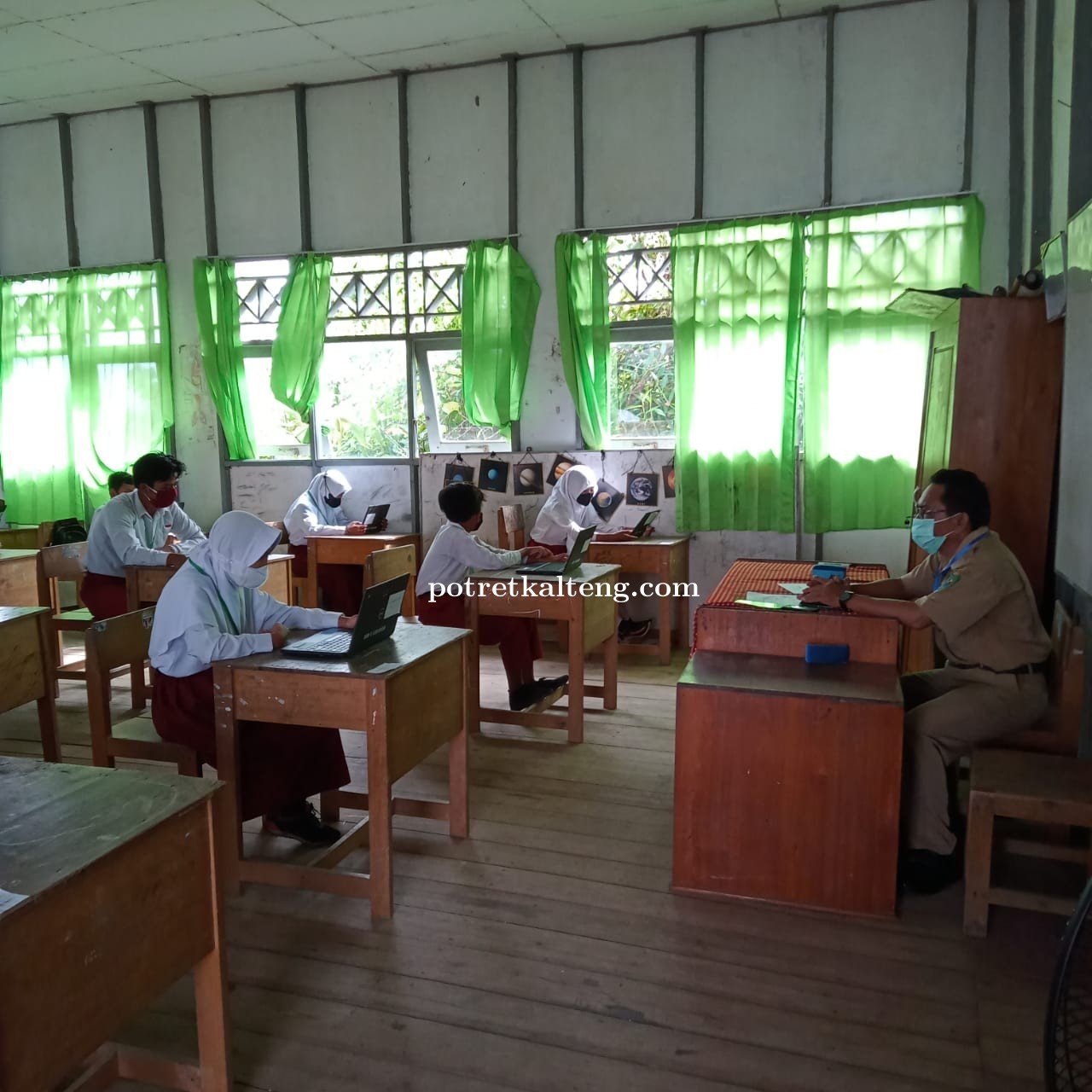 USBK Perdana Siswa SD di Korwil Kapuas Hilir
