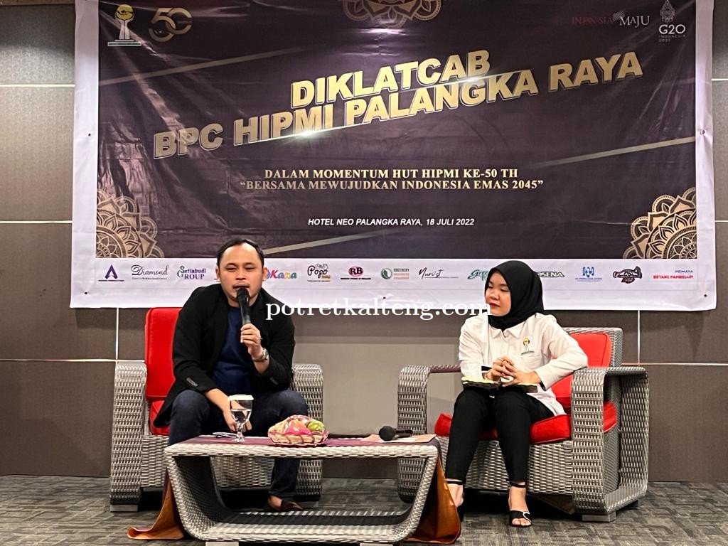 Berikan Materi Diklatcab HIPMI, Alfian: Pengusaha Wajib Memberikan Manfaat Untuk Orang Banyak
