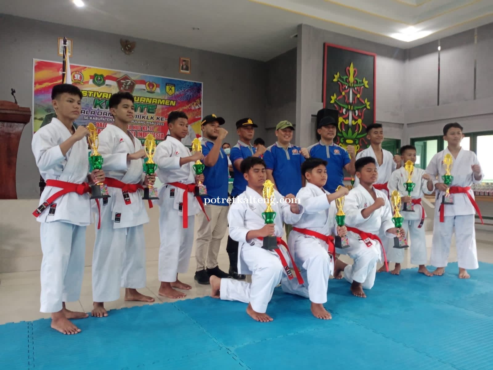 Festival dan Turnamen Karate Piala Dandim 1011/KLK Resmi di Gelar