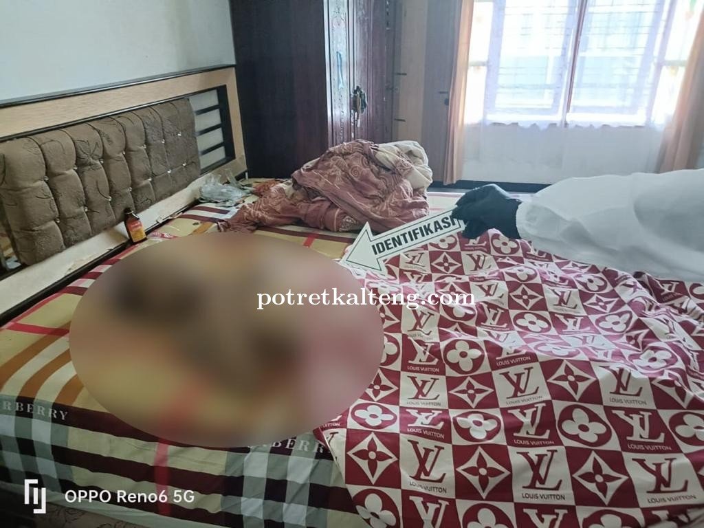 Dapat Laporan Adanya Penemuan Mayat di Jalan Aries, Personil Polsek Pahandut Datangi TKP
