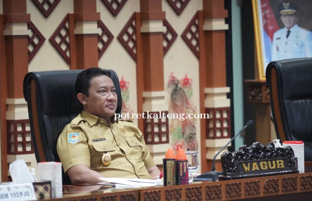 Wagub Edy Pratowo Hadiri Rakor Pengendalian Inflasi di Daerah