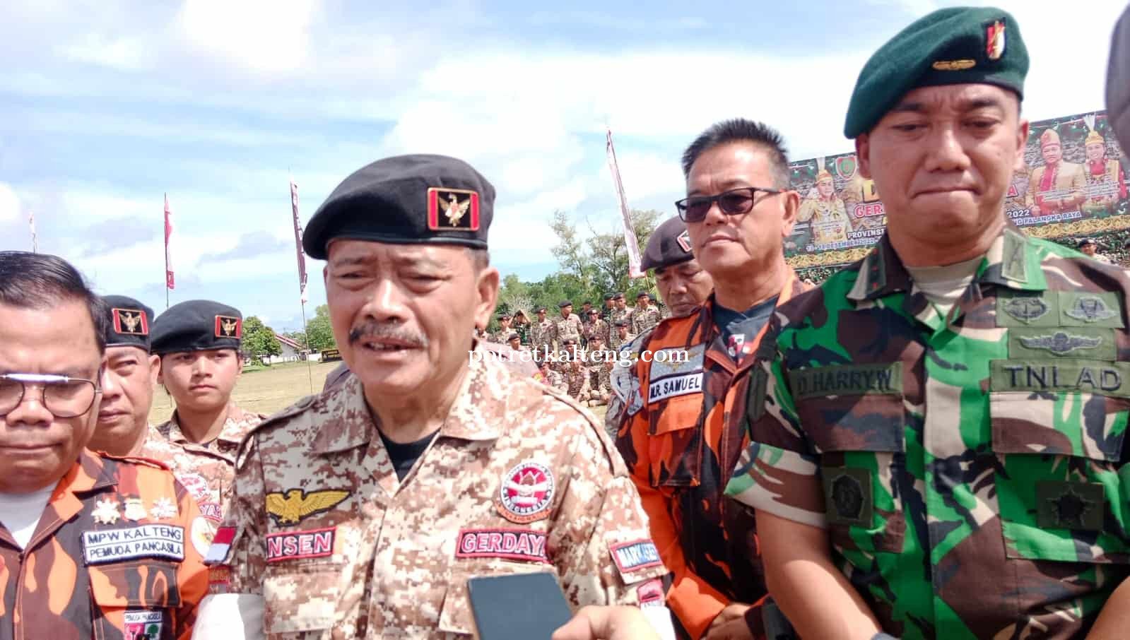 Danrem 102 Panju Panjung Tutup Latsar Gerdayak
