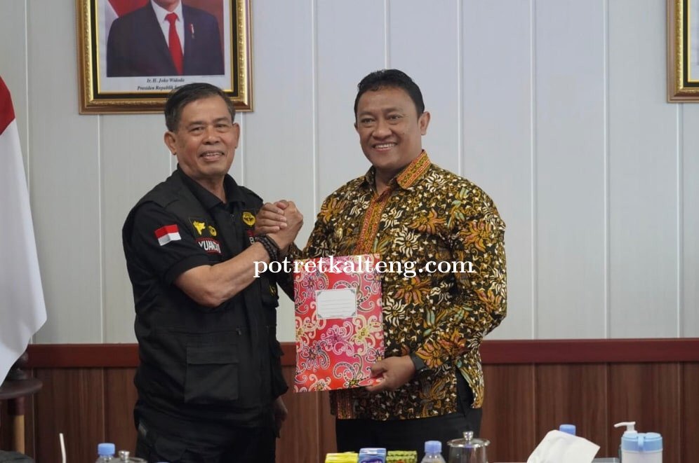 Audiensi ke Pemprov Kalteng, Wagub Kalteng Harapkan Batamad Jadi Benteng Pertahanan Adat Dayak